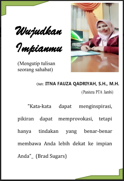 Cover Wujudkan Impianmu