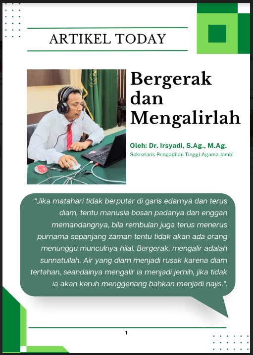 Cover Bergerak dan Mengalirlah