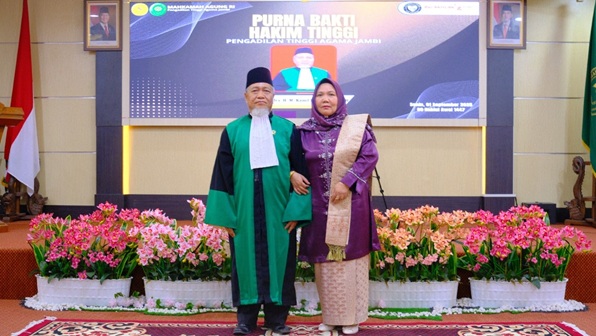 PTA JAMBI Selenggarakan Acara Wisuda Purnabhakti Hakim Tinggi, Drs. H. M. Kamil Khatib, S.H., M.H.