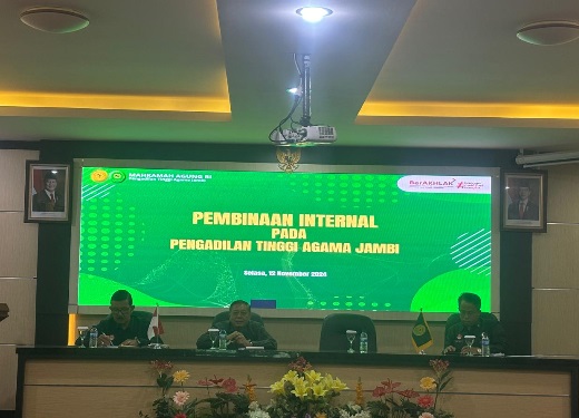 PTA Jambi Selenggarakan Rapat Pembinaan Internal Rutin