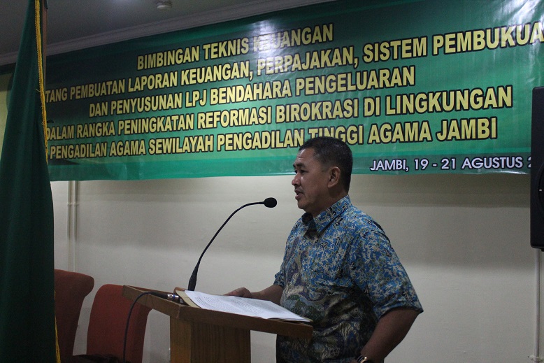 Ekspos Tim Pengawasan dan Pembinaan PTA Jambi di PA Muara Bulian 